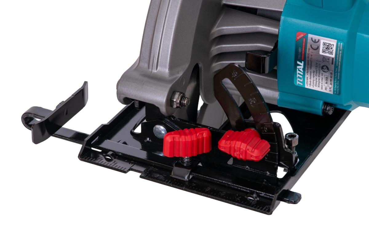 Kit combo TOTAL 20V cu fierastrau circular, masina de gaurit cu impact si slefuitor