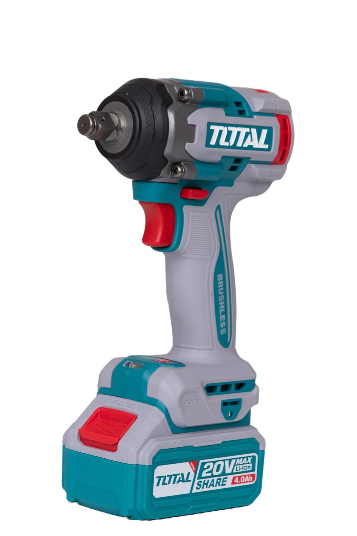 Kit combo TOTAL 20V – Pistol de insurubat cu impact, Masina de polisat si Blender fara fir (include 2 acumulatori si incarcator)