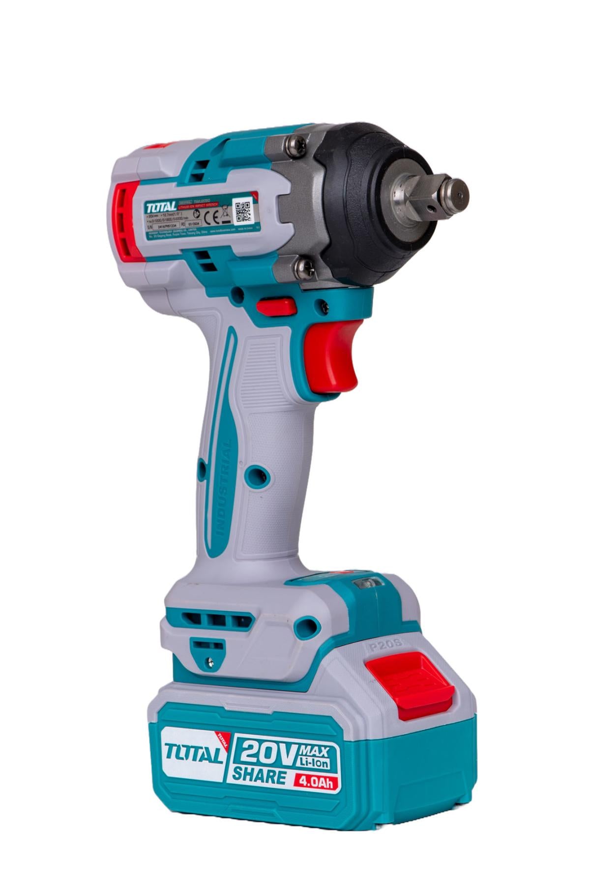 Kit combo TOTAL 20V – Pistol de insurubat cu impact, Masina de polisat si Blender fara fir (include 2 acumulatori si incarcator)