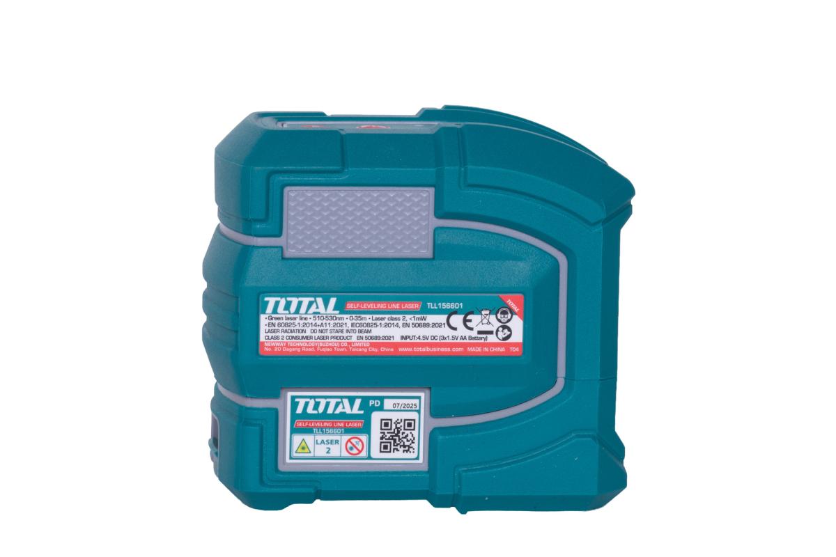 Kit TOTAL nivela laser verde 35 m cu ruleta 5 m