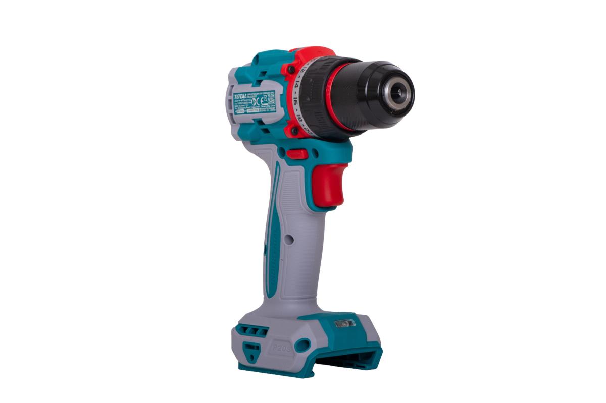 Masina de gaurit TOTAL 20V, 55 Nm, motor fara perii (FARA acumulator si incarcator)