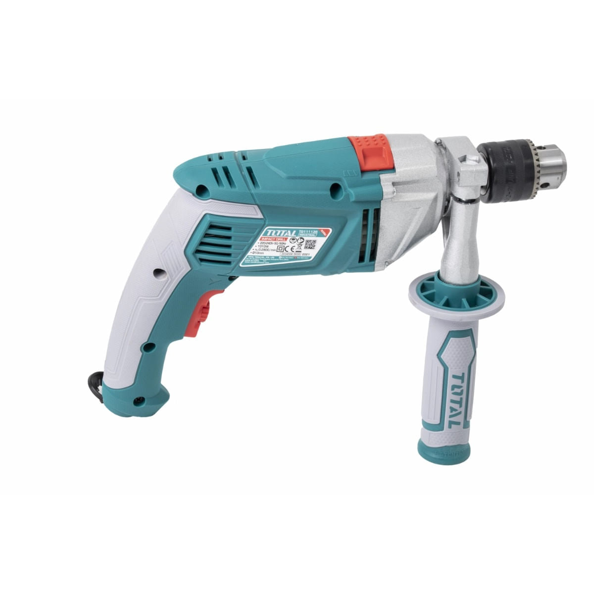 Masina de gaurit cu percutie TOTAL Industrial 1010W, 0–2700 rpm