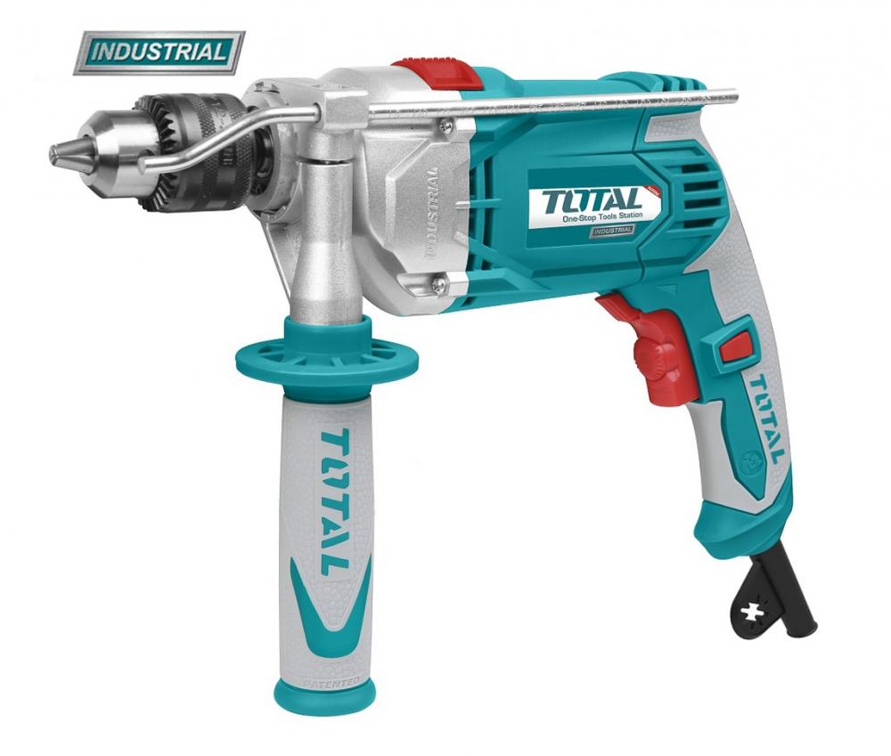 Masina de gaurit cu percutie TOTAL Industrial 1010W, 0–2700 rpm