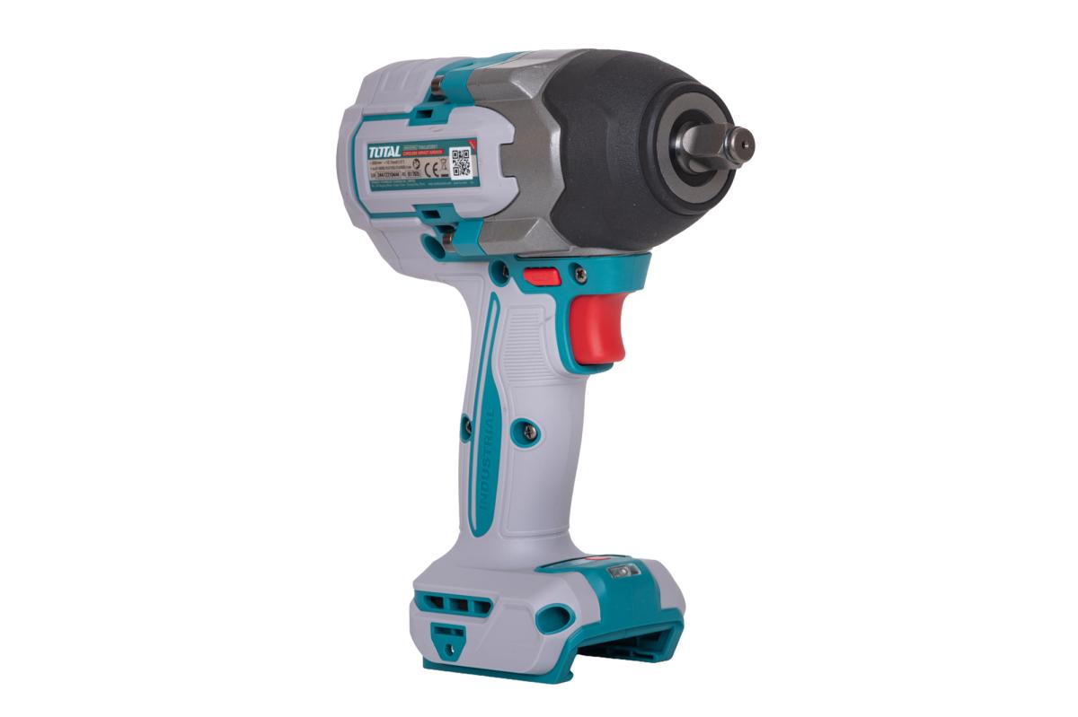 Masina de insurubat cu impact TOTAL 20V, 850 Nm, prindere 1/2”, motor fara perii (FARA acumulator si incarcator)
