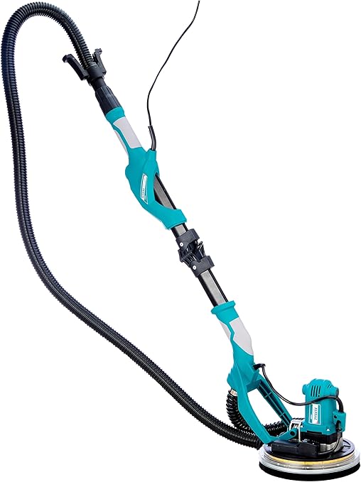 Masina de slefuit pereti si tavane profesionala Total Industrial 1050W, 225 mm, cu aspirator si LED