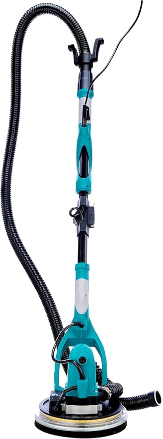 Masina de slefuit pereti si tavane profesionala Total Industrial 1050W, 225 mm, cu aspirator si LED