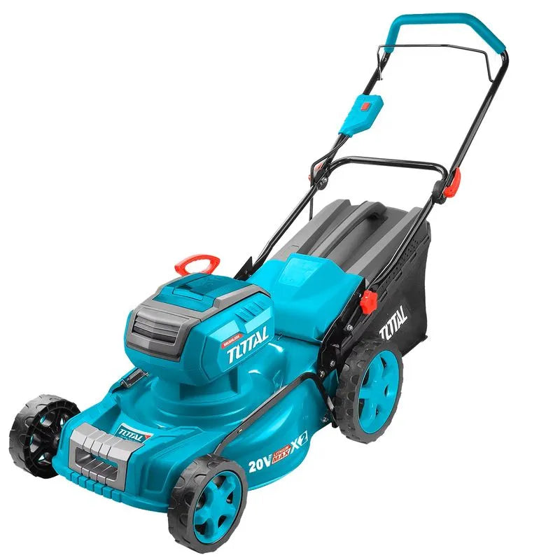 Masina de tuns iarba TOTAL pe acumulatori 40V, taiere 46 cm, cos colector 60L, 2 acumulatori 5Ah, incarcator dublu