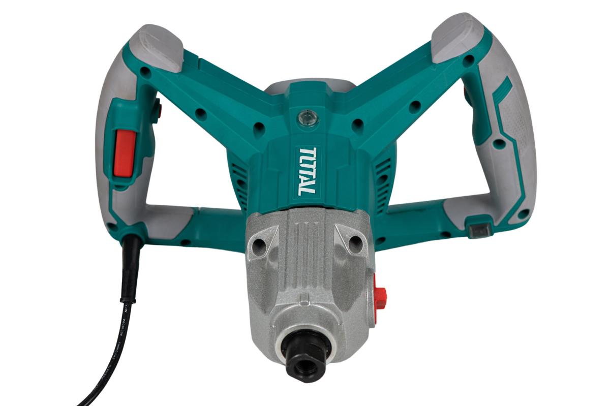 Mixer electric mortar TOTAL Industrial 1400W, 2 viteze, filet M14, LED