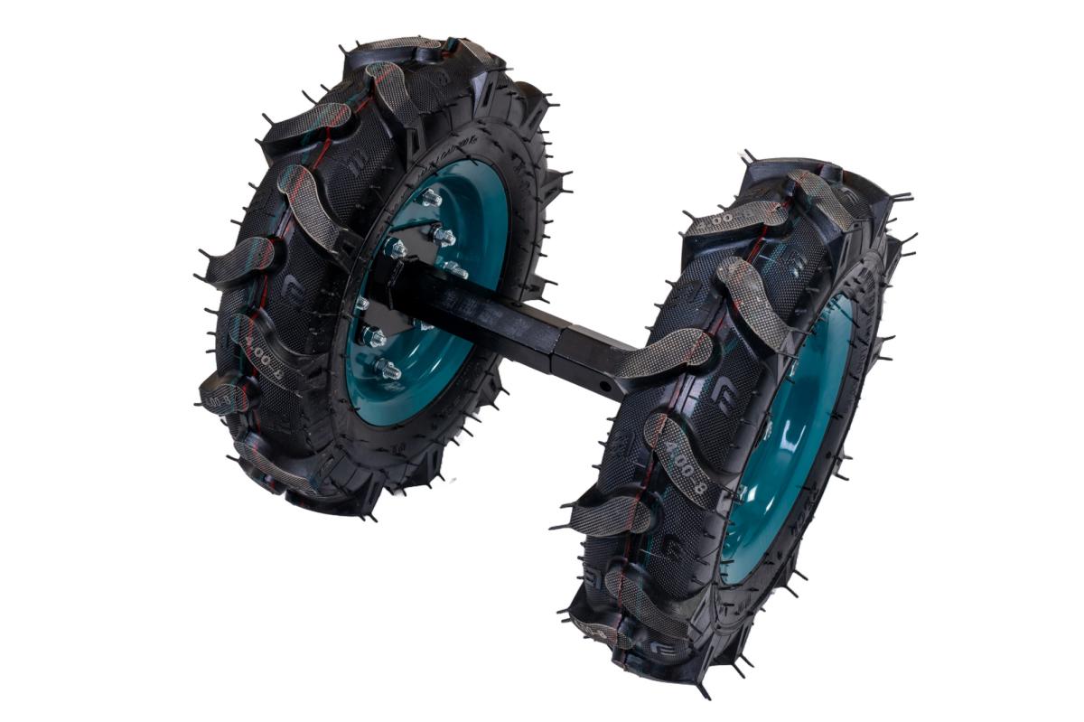 Motocultor Diesel TOTAL 9CP, 6.6kW, cu freze 1350mm si roti transport