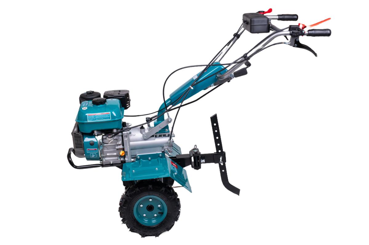 Motocultor pe benzina TOTAL 7 CP, latime lucru 1200 mm, 32 cutite, roti transport 3.5-6