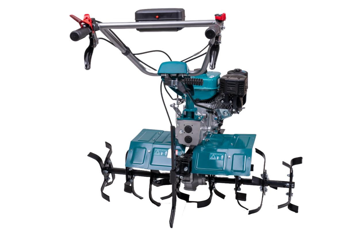 Motocultor pe benzina TOTAL 7 CP, latime lucru 1200 mm, 32 cutite, roti transport 3.5-6