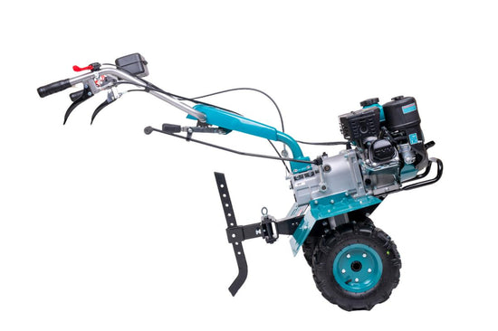 Motocultor pe benzina TOTAL 7 CP, latime lucru 1200 mm, 32 cutite, roti transport 3.5-6