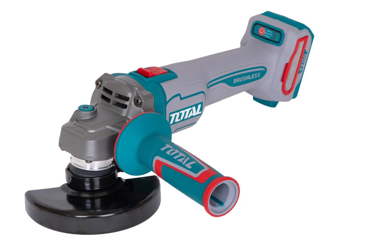 Polizor unghiular TOTAL 20V, motor fara perii, disc 115 mm (FARA acumulator si incarcator)