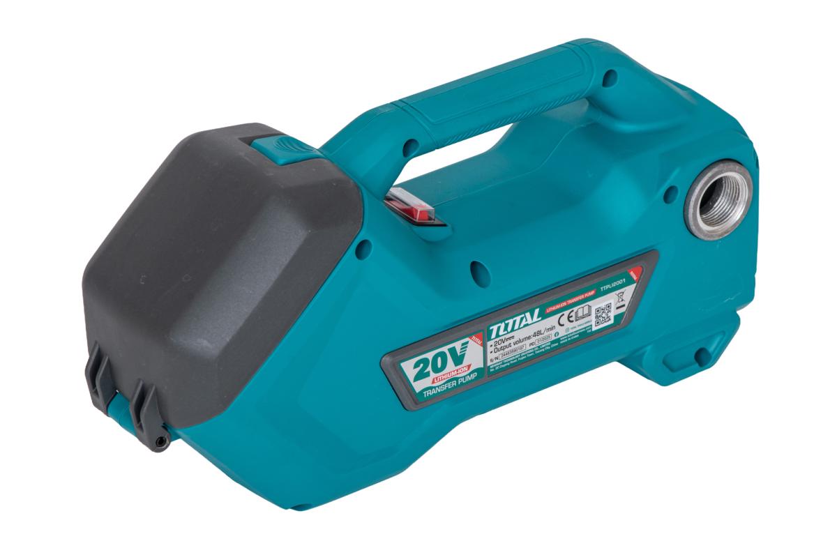 Pompa de transfer TOTAL 20V, 3/4'', pe acumulator, debit 48 l/min, PROFESIONALA