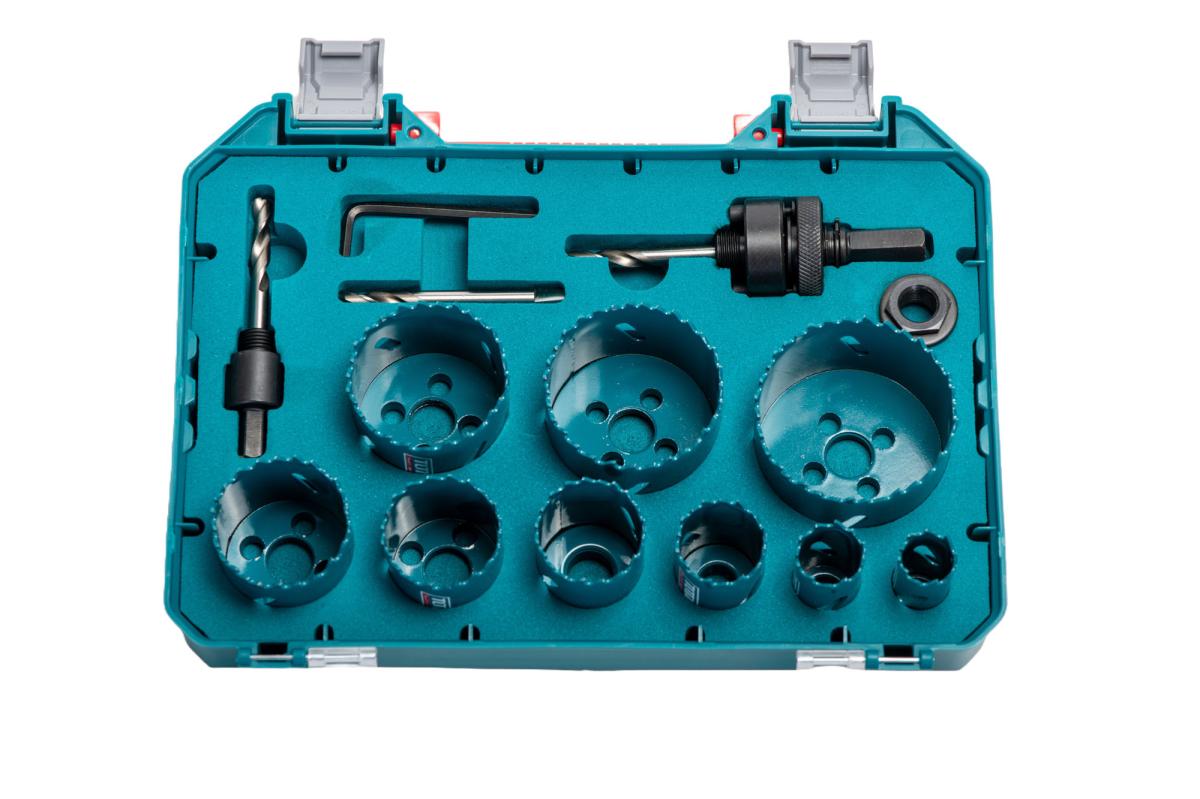 Set 13 freze TOTAL HSS M3 Bi-Metal pentru gauri, 19–64 mm