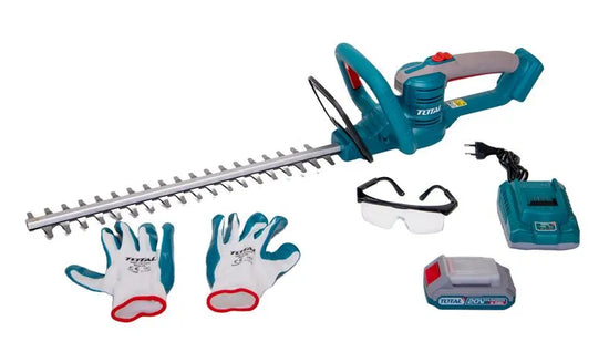 Trimmer gard viu TOTAL 20V, lama 450 mm, cu acumulator si incarcator