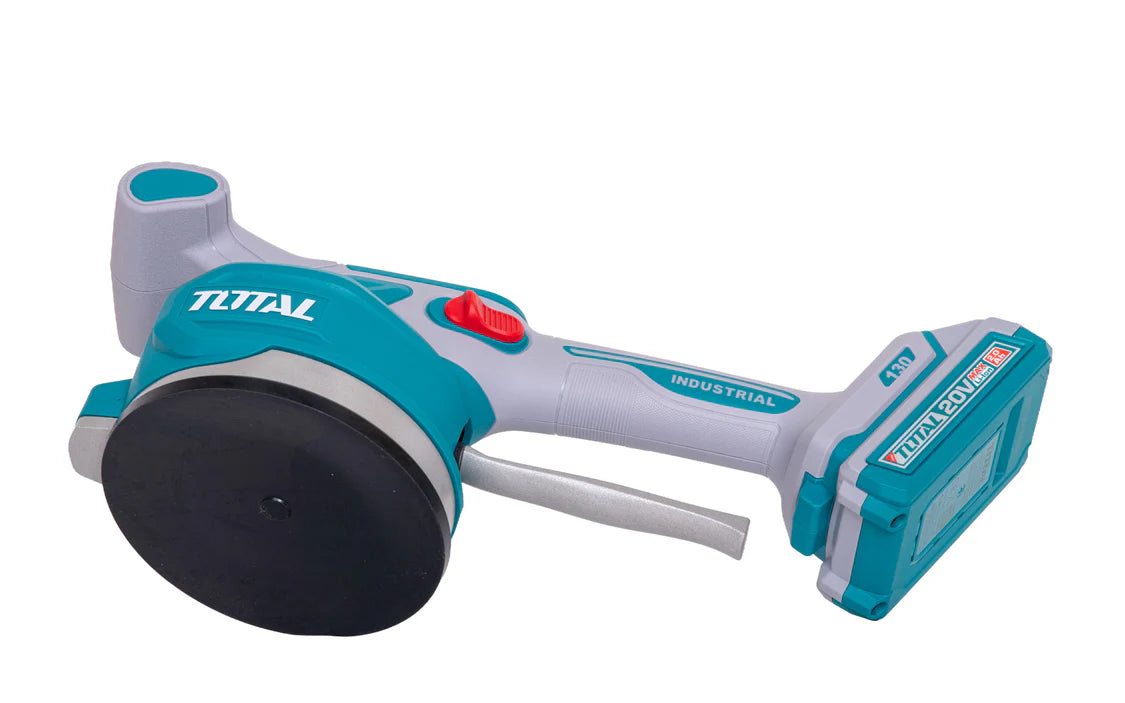 Vibrator cu ventuza pentru placi ceramice TOTAL, 20V, cu acumulator si incarcator