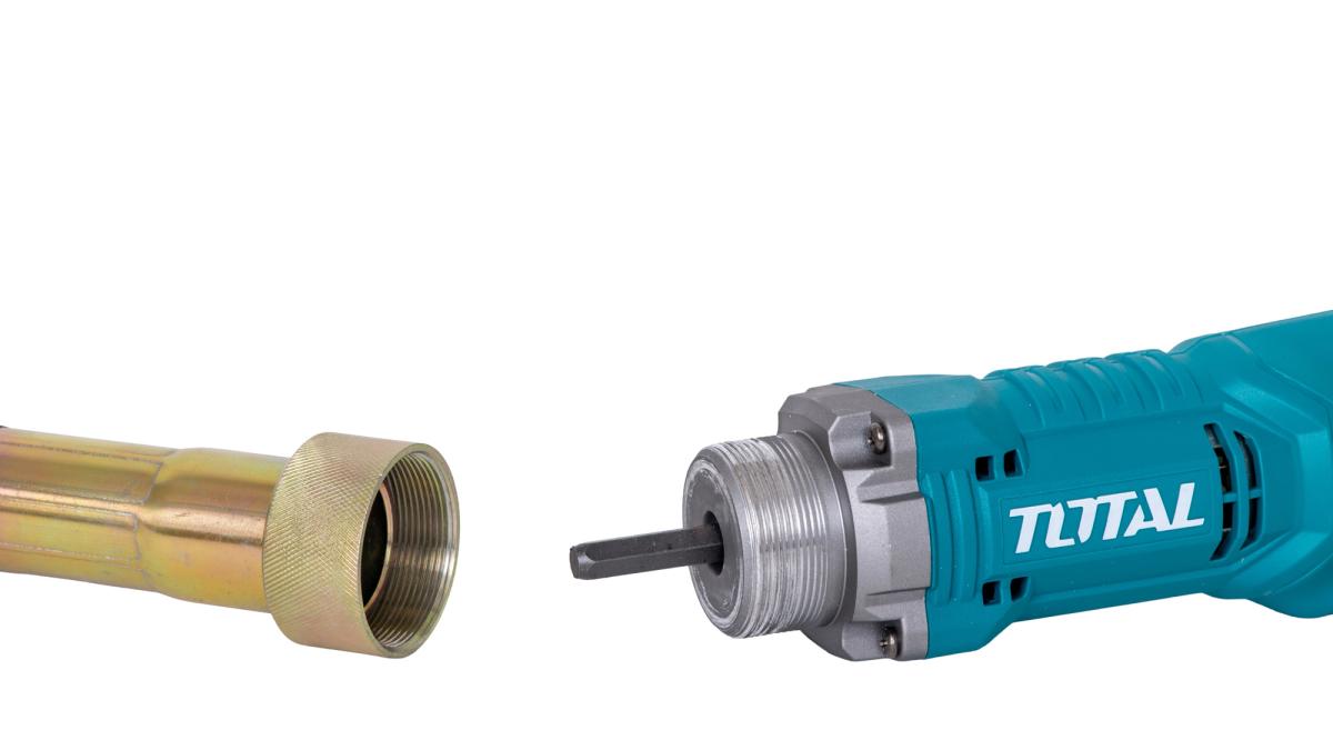 Vibrator beton TOTAL 20V 2.0Ah, lance 35mm 1200mm, acumulator si incarcator incluse