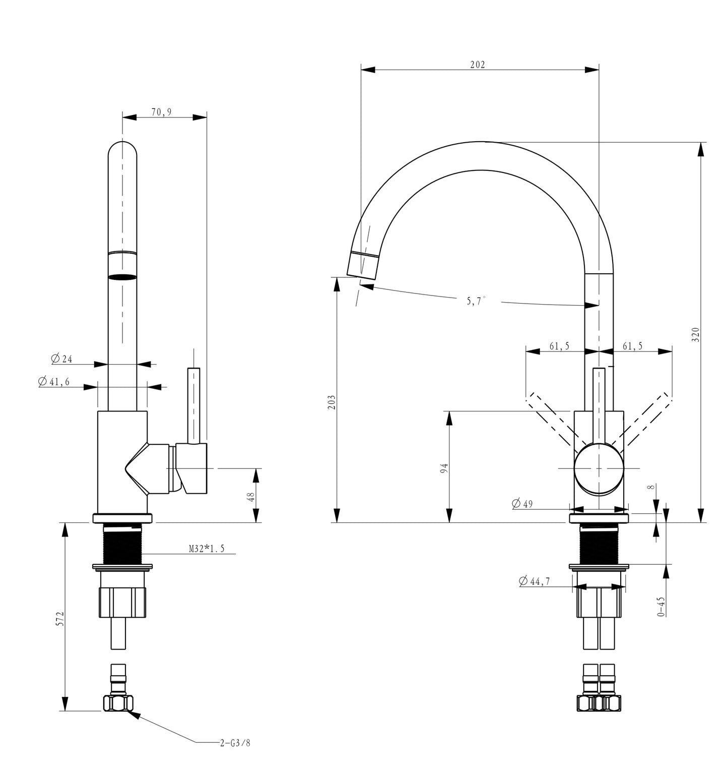 Baterie de bucatarie din Sandonna WALTZ ALFA