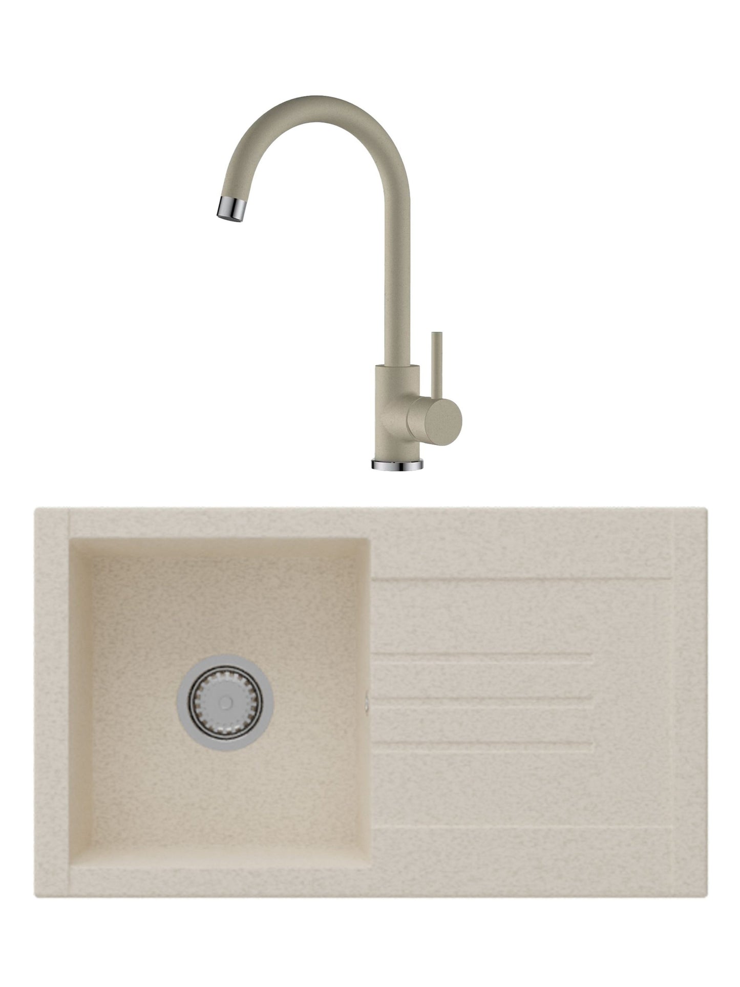 SET Chiuveta SanDonna Arona + Baterie SanDonna Solo (Copy) - Bej