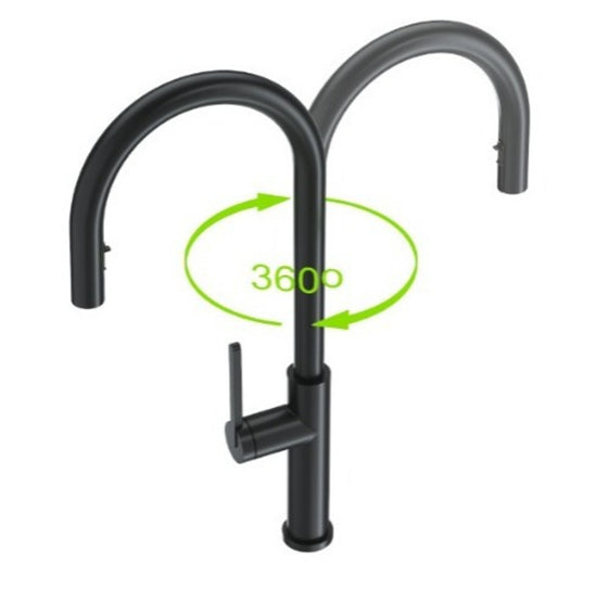 Chiuveta de bucatarie handmade Sandonna HD7850DR cu 2 cuve, tavite si dispenser de sapun + Baterie Charlotte cu dus extractabil