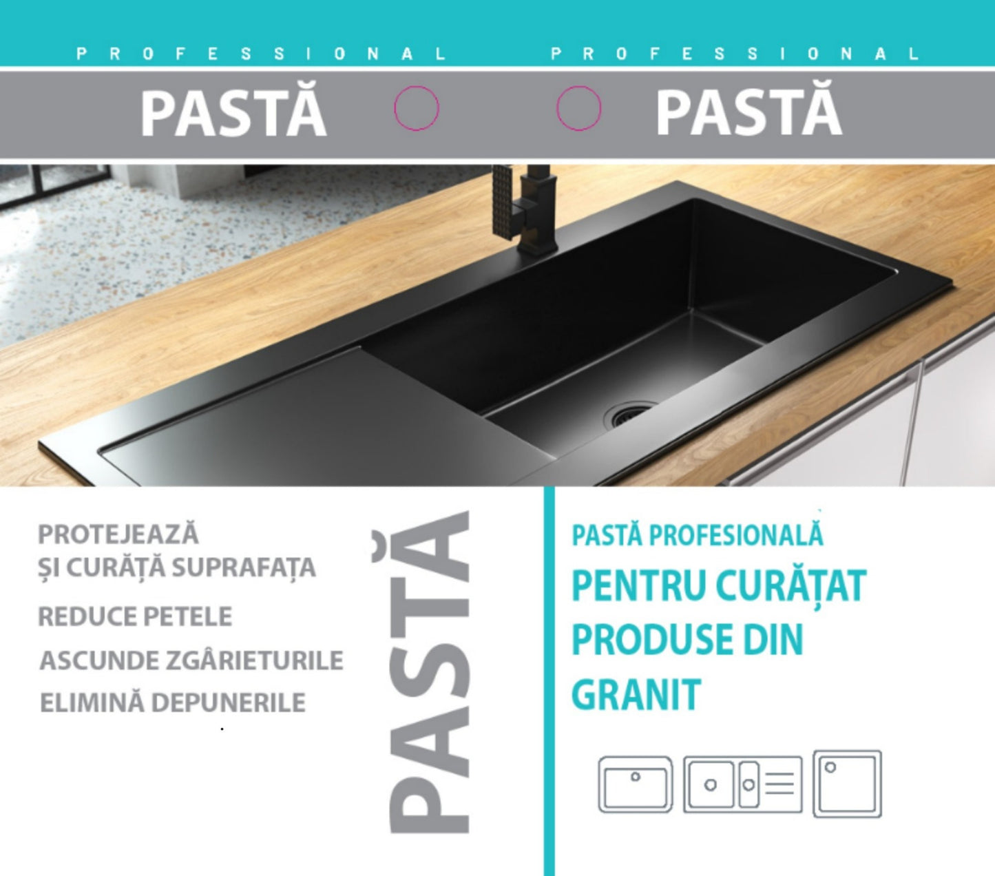 Kit pentru curatat granit Sandonna mini