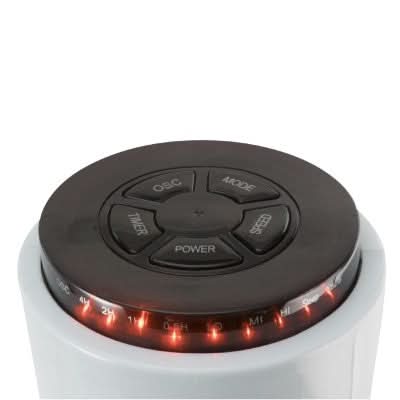 Ventilator tip stalp, alb, 74 cm, 50W, cu telecomanda, TWFR 74