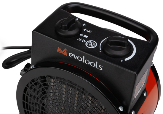 Aeroterma electrica cu rezistenta ceramica 2000W EVOTOOLS