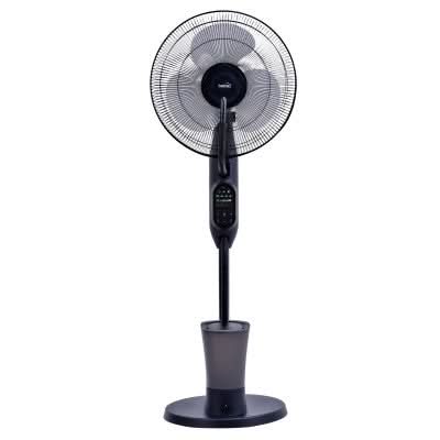 Ventilator cu Aburi SFM43BK, 75W, Telecomanda, 3 Viteze, Umidificare, Rezervor 2.8L, Negru