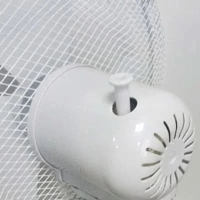 Ventilator cu picior Home ZEP, 45W, 40 cm, 3 viteze, oscilatie, inaltime reglabila, alb