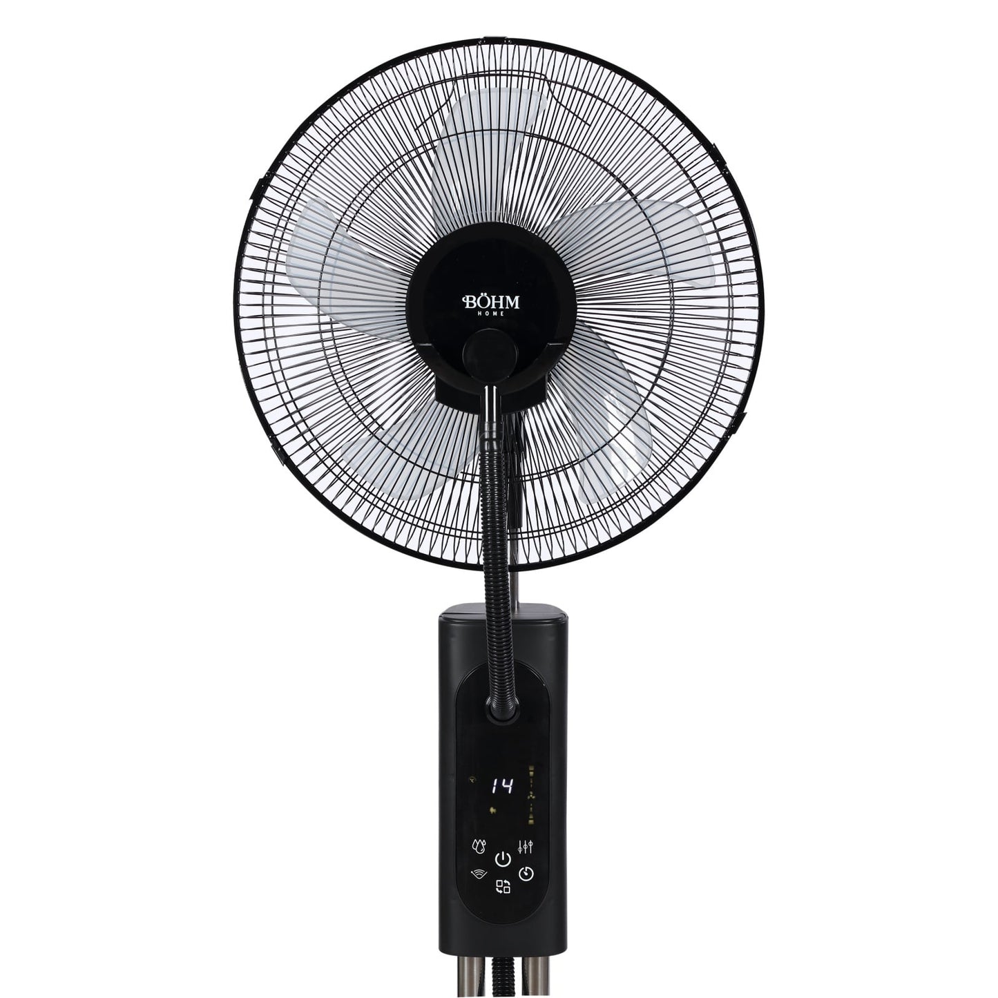 Ventilator cu Pulverizare Apa si Umidificare BÖHM BME-01A, 16 Inch, 70W, Telecomanda