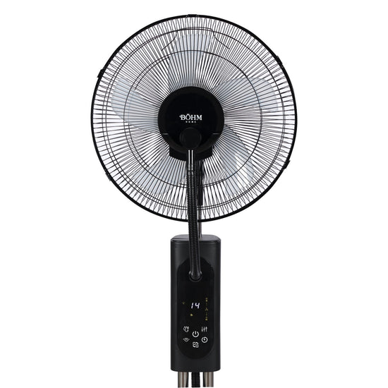 Ventilator cu Pulverizare Apa si Umidificare BÖHM BME-01A, 16 Inch, 70W, Telecomanda