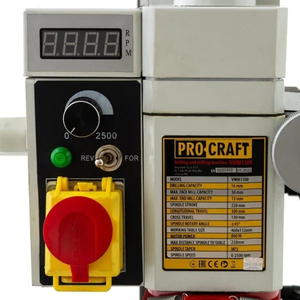 Masina frezat PROFESIONAL ProCraft VMM1100 800 W 2500 rpm