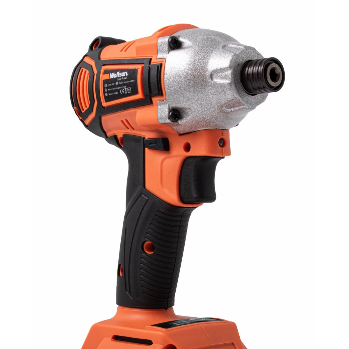 Masina de insurubat cu impact Wolfson 21V 2Ah, 2 acumulatori, Brushless, 180Nm, Hex 1/4