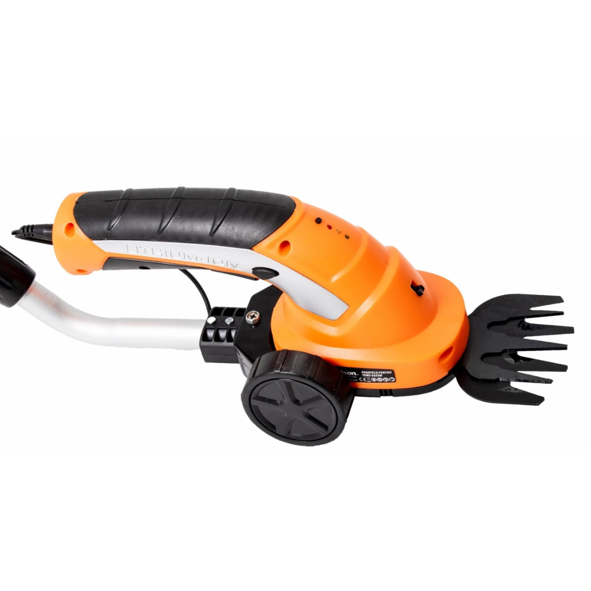 Masina de tuns iarba si gard viu Wolfson 7.2V 1.5Ah cu tija si baterie inclusa