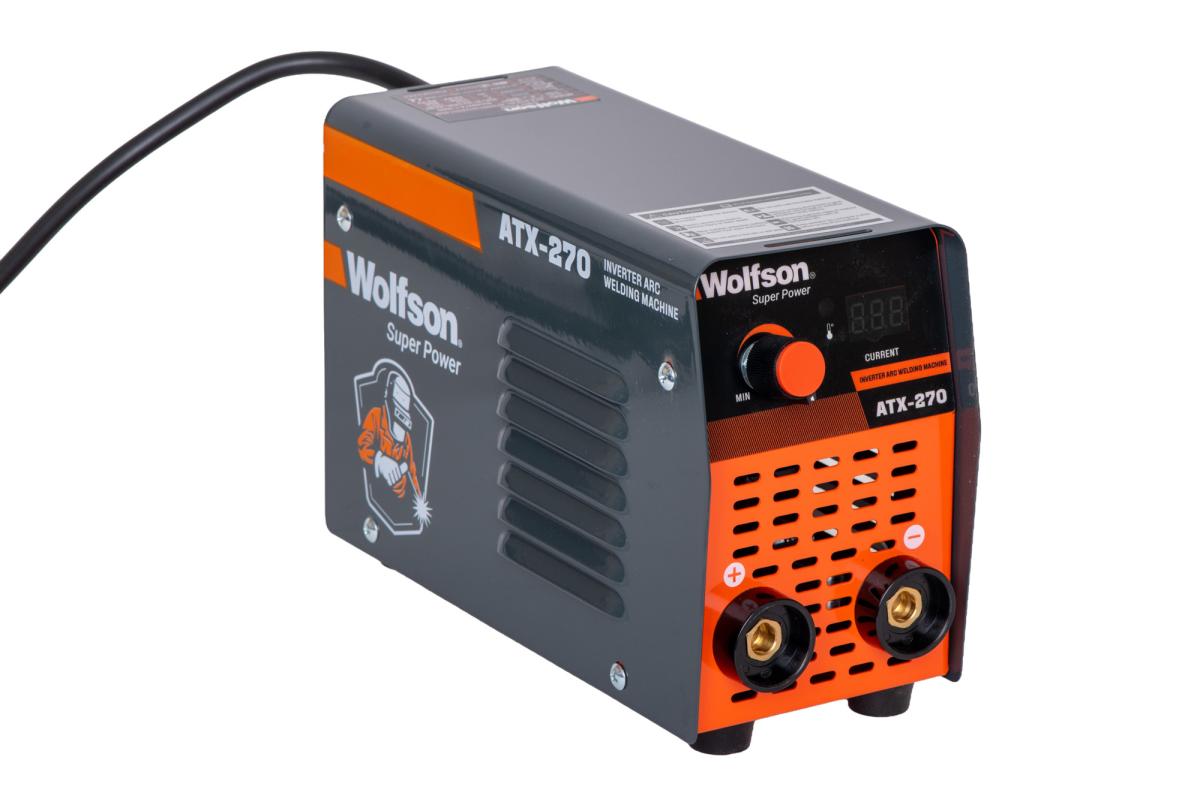 Aparat de sudura WOLFSON ATX-270 Inverter MMA 120A, IGBT, LCD, 60% ciclu