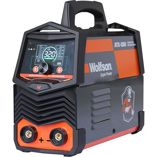 Aparat de sudura WOLFSON ATX-320 2 in 1 MMA + LIFT TIG, 140A, Inverter IGBT, VRD