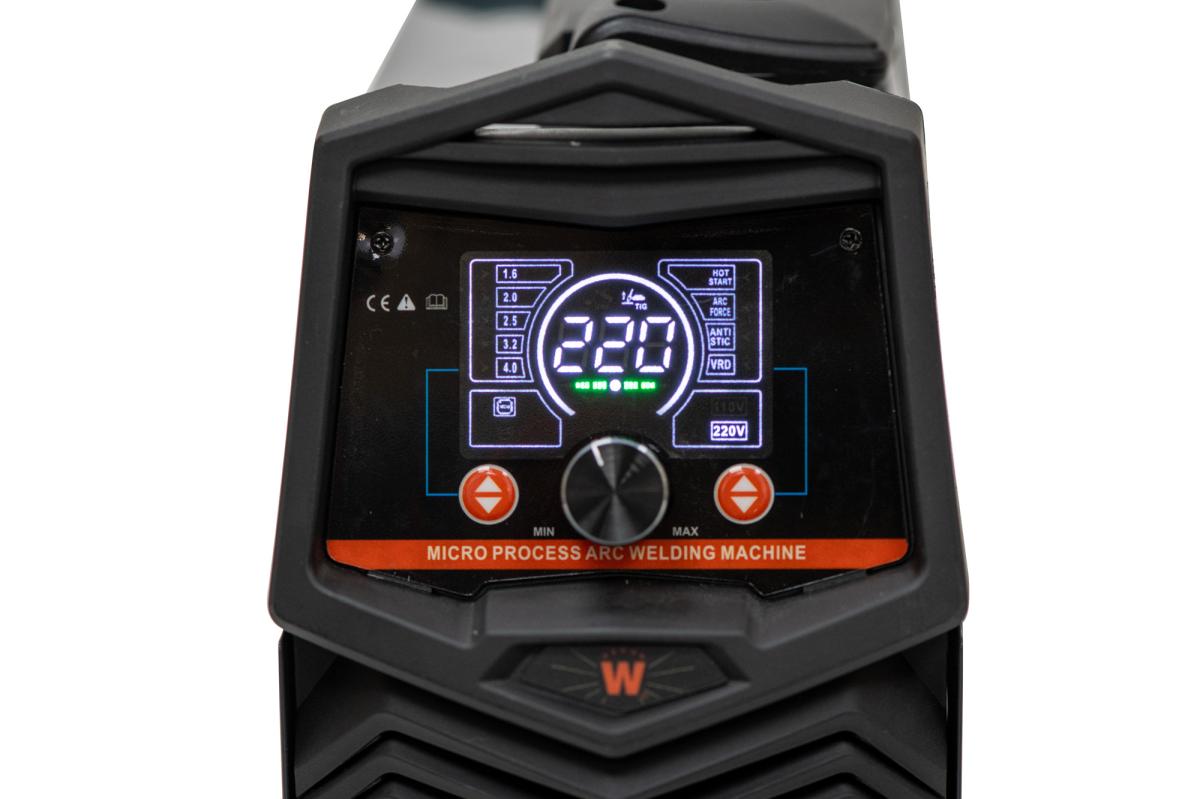 Aparat de sudura WOLFSON ATX-320 2 in 1 MMA + LIFT TIG, 140A, Inverter IGBT, VRD