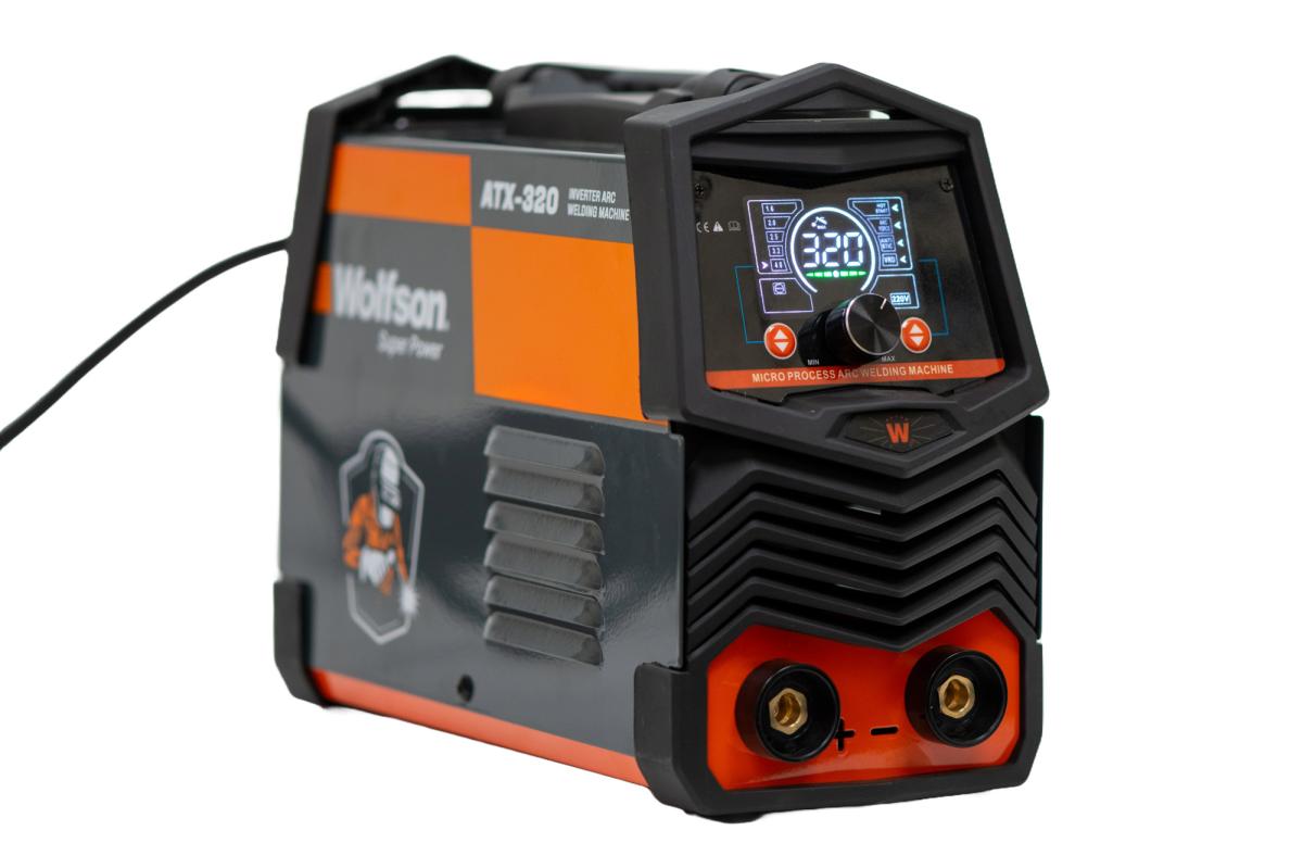 Aparat de sudura WOLFSON ATX-320 2 in 1 MMA + LIFT TIG, 140A, Inverter IGBT, VRD