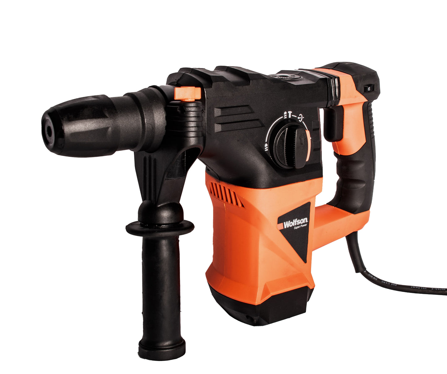 Ciocan rotopercutor profesional Wolfson 1600W, 5.5J, SDS Plus, 4300 bpm