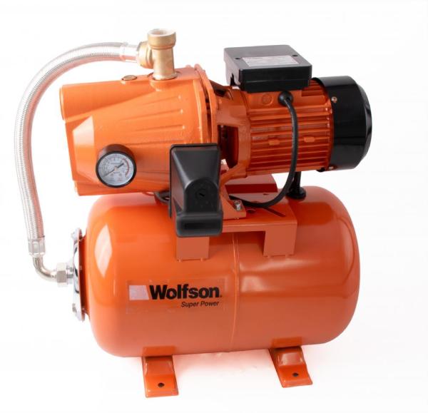 Hidrofor PROFESIONAL cu cap de fonta WOLFSON 800-3A, 800W, vas 24 L, 3200 l/h