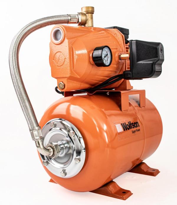 Hidrofor PROFESIONAL cu cap de fonta WOLFSON 800-3A, 800W, vas 24 L, 3200 l/h