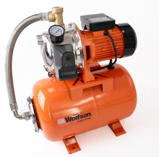 Hidrofor cu cap de inox WOLFSON 800-3C, 800W, vas 24 L, 3200 l/h