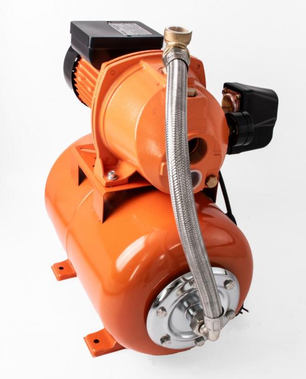 Hidrofor PROFESIONAL cu cap de fonta si ejector WOLFSON 800-3D, 800W, vas 24 L, 3200 l/h