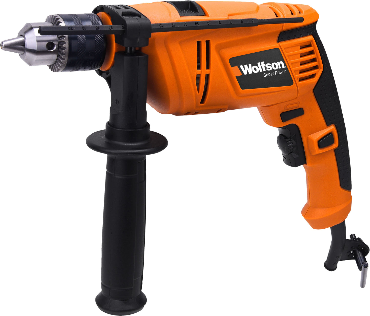 Masina de gaurit cu percutie Wolfson 850W, mandrina metalica 13mm, 3000rpm