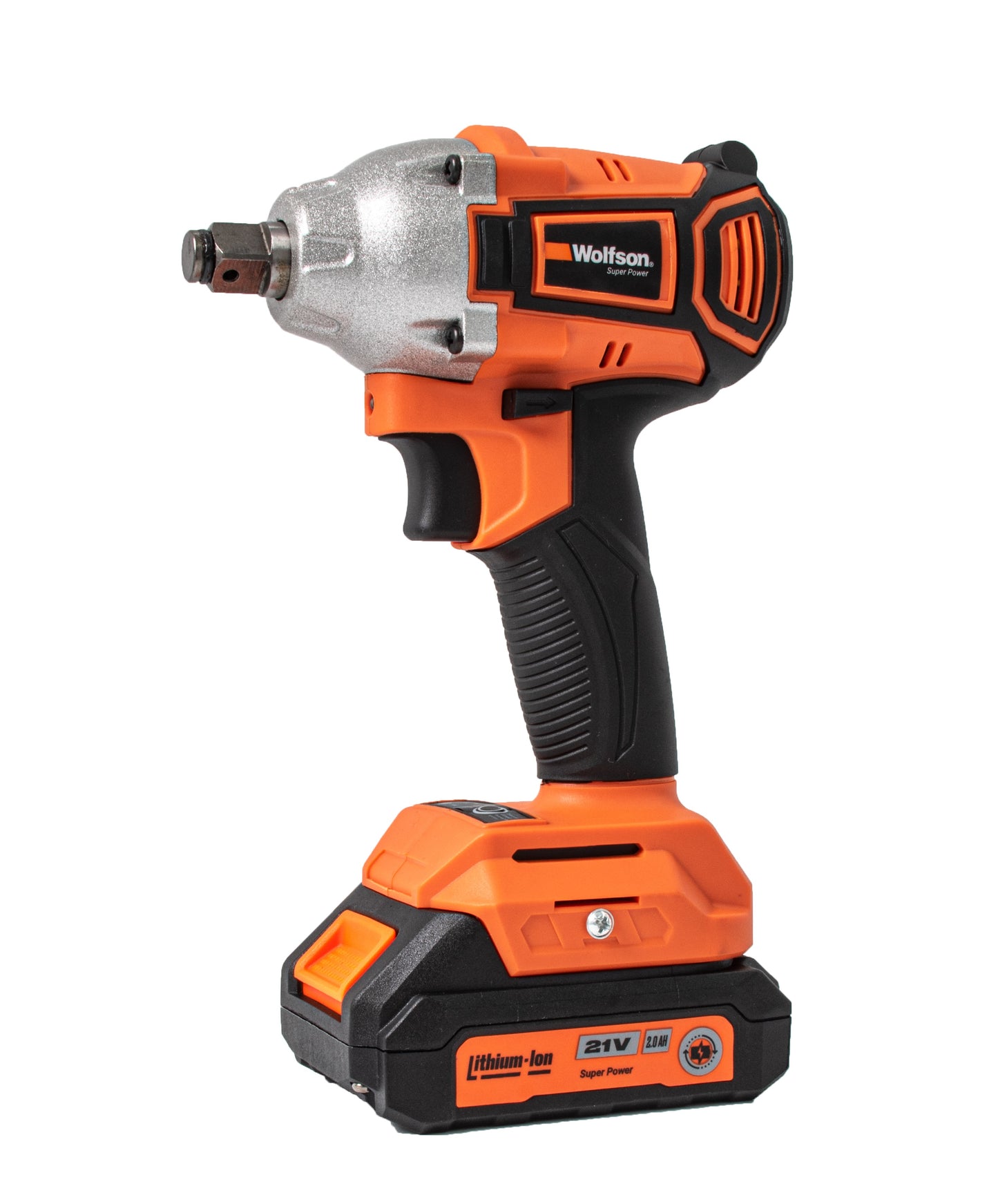 Masina de insurubat cu impact Wolfson 21V, 400Nm, 2 acumulatori 2Ah, Brushless