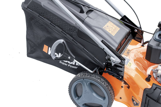 Masina de tuns iarba profesionala Wolfson 3.5 CP, autopropulsata, 41 cm, benzina, 45L