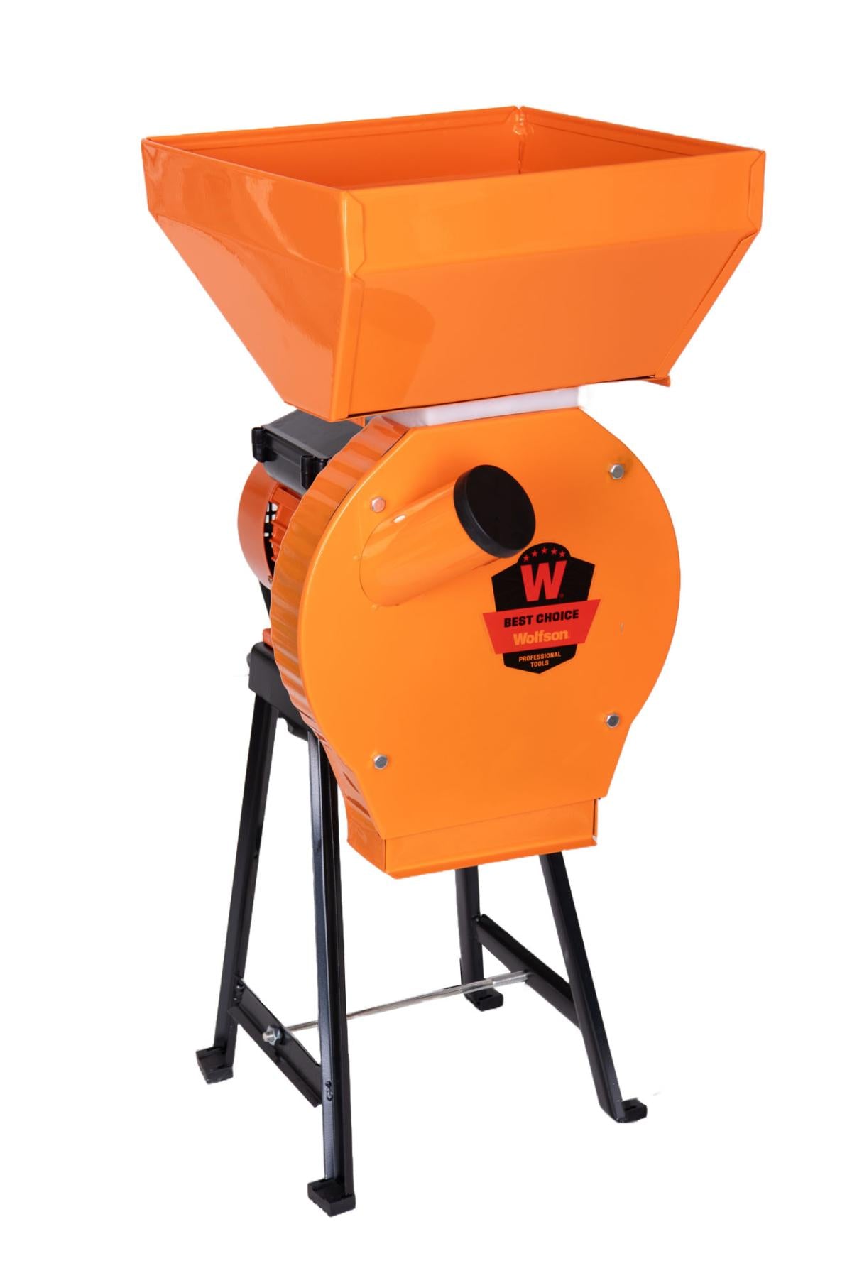 Moara PROFESIONALA WOLFSON MCR-1S, cereale si stiuleți porumb, 2700W, 200 kg/h, cu suport metalic
