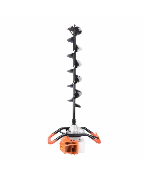 Motoburghiu foreza pamant WOLFSON STB-520, 1470W, motor 2 timpi, 52cc, 3 burghie incluse 100mm 150mm 200mm