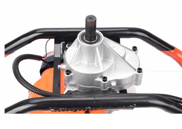 Motoburghiu foreza pamant WOLFSON STB-520, 1470W, motor 2 timpi, 52cc, 3 burghie incluse 100mm 150mm 200mm